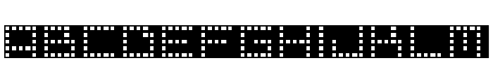 pixel point Regular Font LOWERCASE