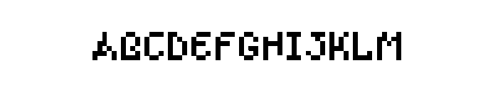 pixel_fontinha Regular Font UPPERCASE