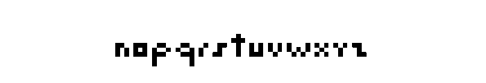 pixel_fontinha Regular Font LOWERCASE