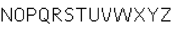 pixelart Regular Font UPPERCASE