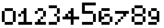 pixely Regular Font OTHER CHARS
