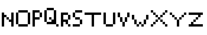 pixely Regular Font UPPERCASE