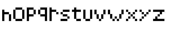 pixely Regular Font LOWERCASE