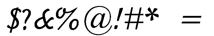 PilGi Regular Font OTHER CHARS