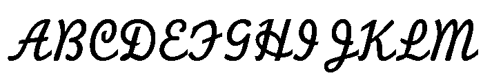 PilGi Regular Font UPPERCASE