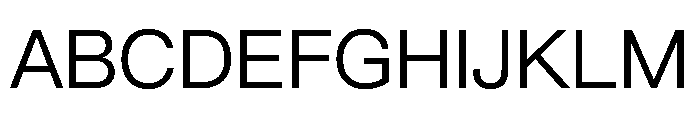 PingFang HK Regular Font UPPERCASE