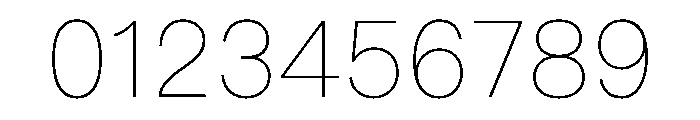 PingFang SC Ultralight Font OTHER CHARS