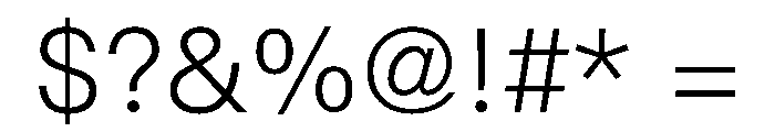 PingFang TC Light Font OTHER CHARS