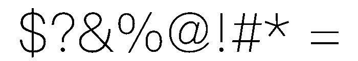 PingFang TC Thin Font OTHER CHARS