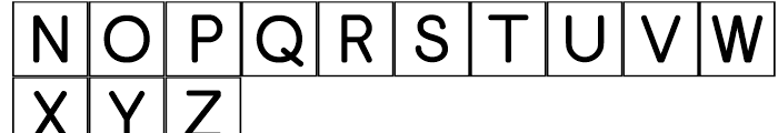PIXymbols Crossword Regular Font UPPERCASE