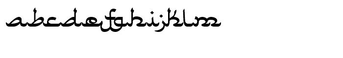 PIXymbols Faux Arabic Regular Font LOWERCASE