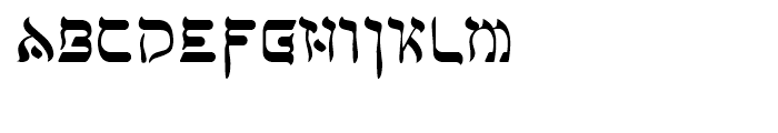 PIXymbols Faux Hebrew Regular Font LOWERCASE