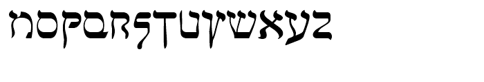 PIXymbols Faux Hebrew Regular Font LOWERCASE