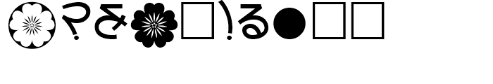PIXymbols Faux Japanese Regular Font OTHER CHARS