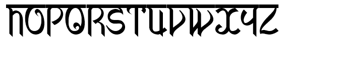 PIXymbols Faux Sanskrit Regular Font UPPERCASE