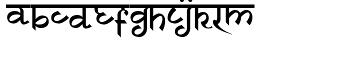 PIXymbols Faux Sanskrit Regular Font LOWERCASE