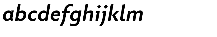 Picadilly SemiBold Italic Font LOWERCASE