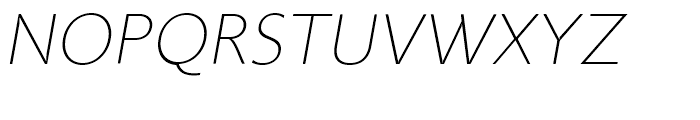 Picadilly Thin Italic Font UPPERCASE