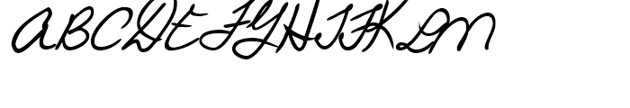 Pietro Handwriting Regular Font UPPERCASE