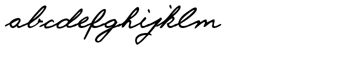Pietro Handwriting Regular Font LOWERCASE