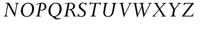 Pilgrim Italic Font UPPERCASE