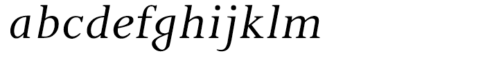 Pilgrim Italic Font LOWERCASE