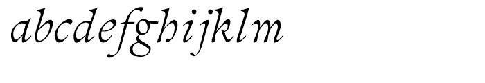 Pinnacle JY LF Italic Font LOWERCASE
