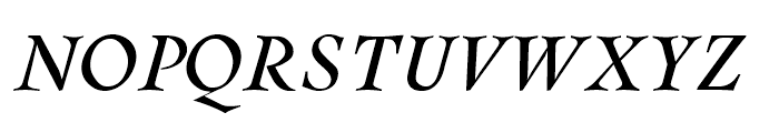 Pinnacle JY OSF Bold Italic Font UPPERCASE