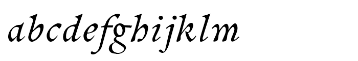Pinnacle JY OSF Bold Italic Font LOWERCASE