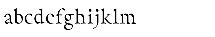 Pinnacle JY OSF Roman Font LOWERCASE