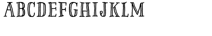 Pinto NO 03 Engraved Font LOWERCASE
