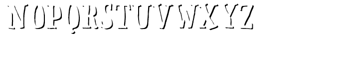 Pinto NO 03 Shadow Font LOWERCASE