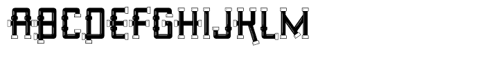 Pipeline Capped Font UPPERCASE