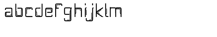 Pipeline Dressed Font LOWERCASE