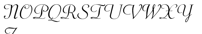 Piranesi Italic Font UPPERCASE