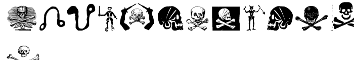 Pirates De Luxe Regular Font UPPERCASE
