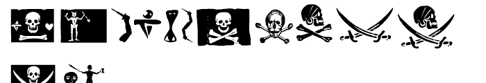 Pirates De Luxe Regular Font LOWERCASE