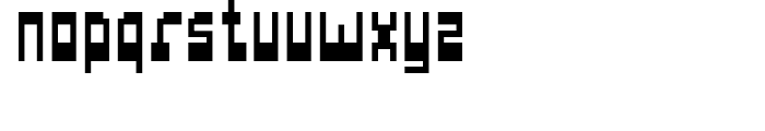 Pixel Regular Font LOWERCASE