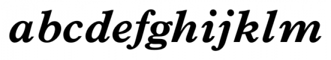 Pierpont Bold Italic Font LOWERCASE