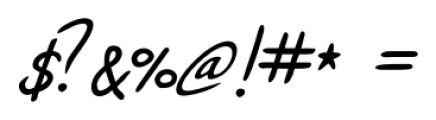 Pietro Handwriting Regular Font OTHER CHARS
