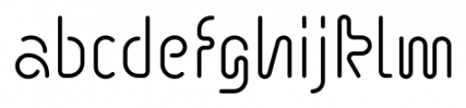 Pipo Light Font LOWERCASE