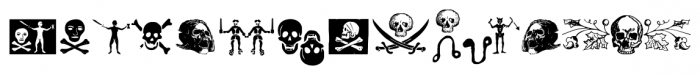 PiratesDeLuxe Regular Font LOWERCASE