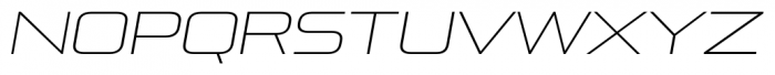 Pirulen Extralight Italic Font LOWERCASE