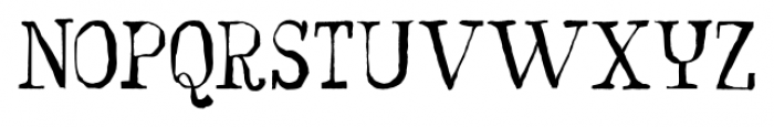 Pitos Serif Font LOWERCASE