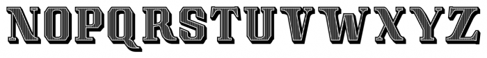 Pittsburgh Regular Font UPPERCASE