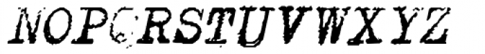 PI Italic Font UPPERCASE