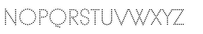 PIN Dot Pro Medium Font UPPERCASE