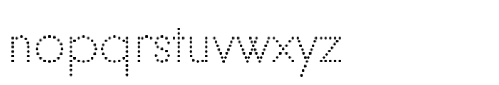 PIN Dot Pro Medium Font LOWERCASE