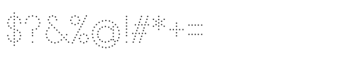 PIN Dot Variable Font OTHER CHARS