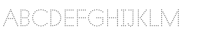 PIN Dot Variable Font UPPERCASE